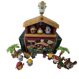 Fisher-Price Little People Nativity J2404 Incomplete + Bonus Figures READ desc